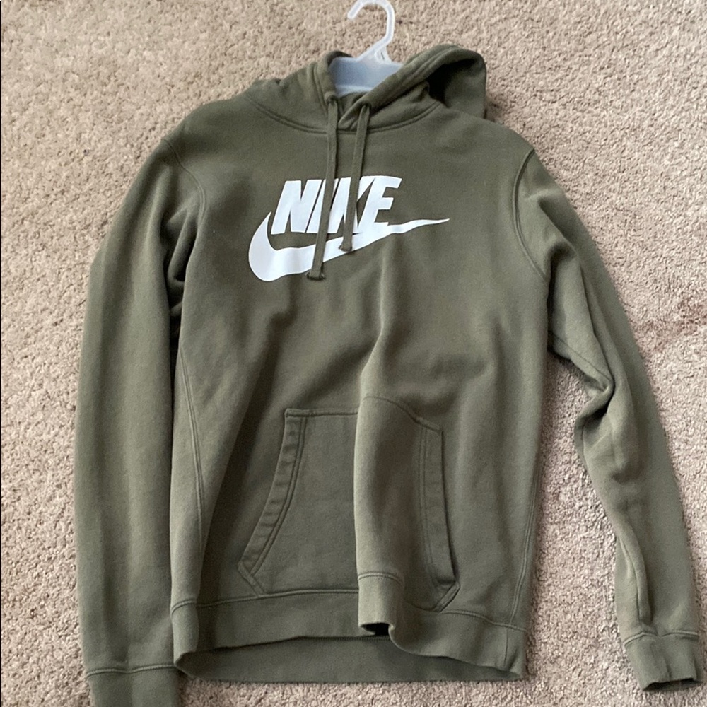 Nike Green Lightweight Jacket with White Logo